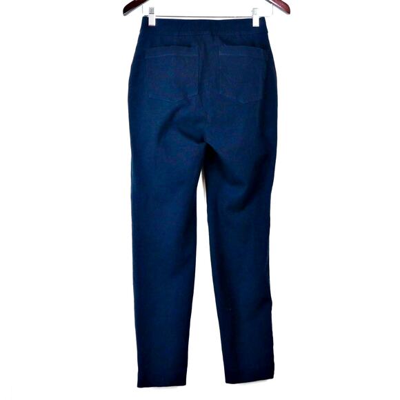 Spanx Size XS Tall Polished Slim Fit Ankle Pants Dark Navy Blue - Picture 5 of 9